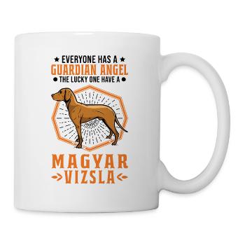 Magyar Vizsla Schutzengel Drahthaar Vizsla - Tasse - Weiß - Rechts