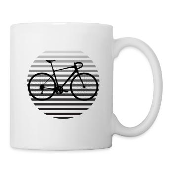 Vélo de route, Hommes, Cyclisme, Cyclisme, Cadeau - Mug blanc - blanc - Droite