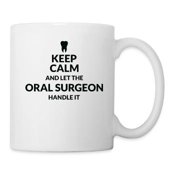Keep calm and leave the - Mug - white - Right