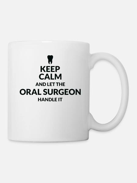 Bewahren Sie Ruhe Und Lassen Sie Den - Tasse - Weiß