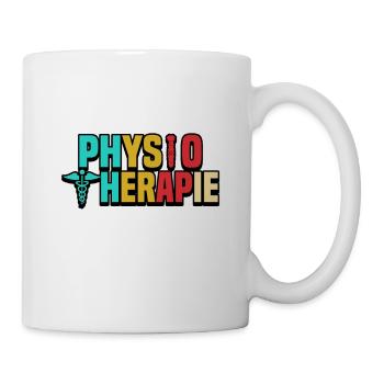 Physiotherapeut Krankengymnastik Physiotherapie - Tasse - Weiß - Rechts