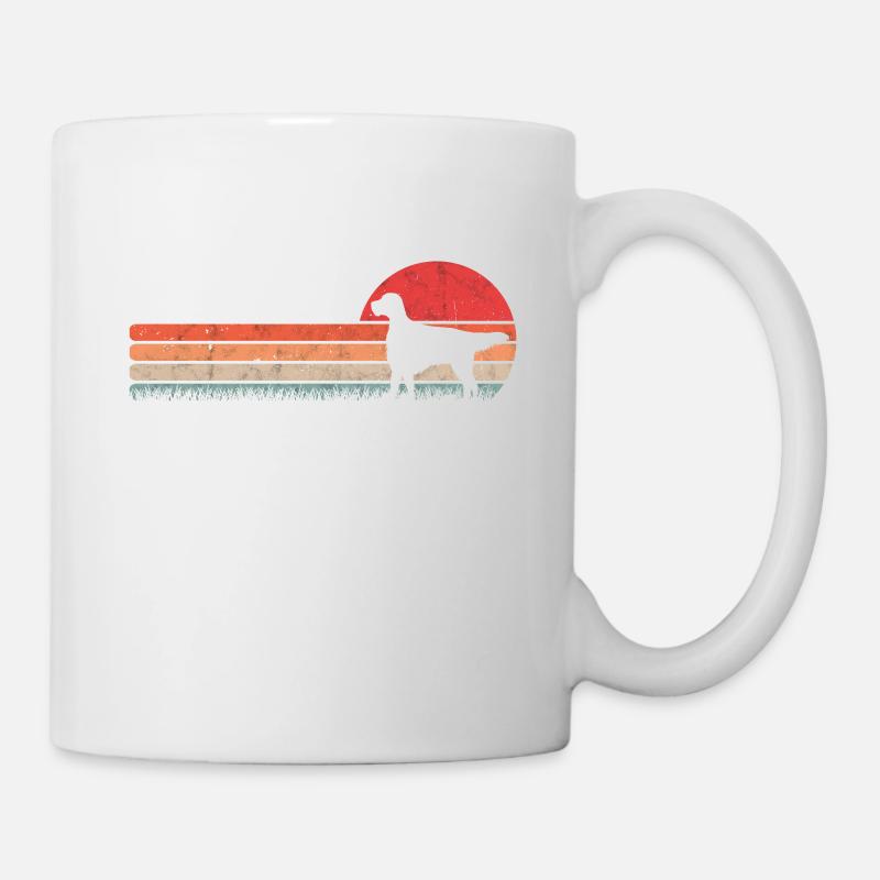 Setter Anglais Retro Englischer Setter Vintage - Mug blanc - blanc