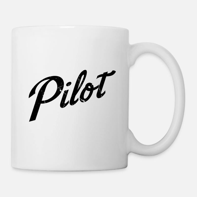 Flugzeug - Tasse - Weiß