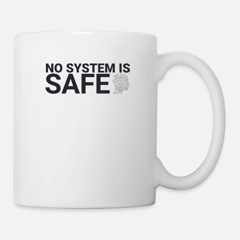 "Cyber Security Safe System | Cybersecurity" - Tasse - Weiß