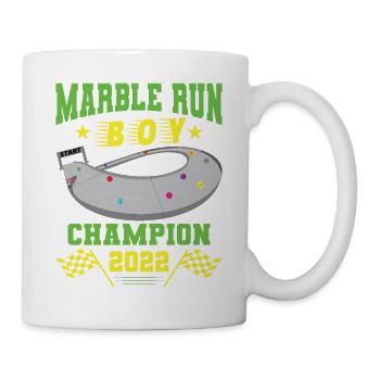 MARBLE RUN BOY. - Mug - white - Right