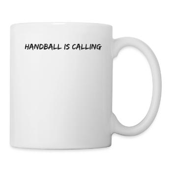 Handball - Handball is calling - Tasse - Weiß - Rechts