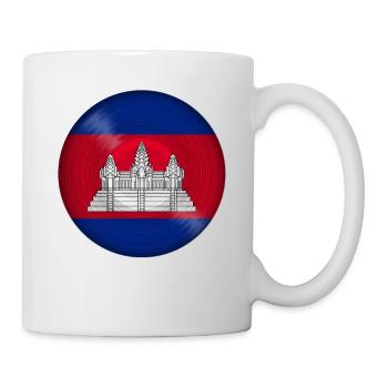 Cambodge Music Record - Mug blanc - blanc - Droite