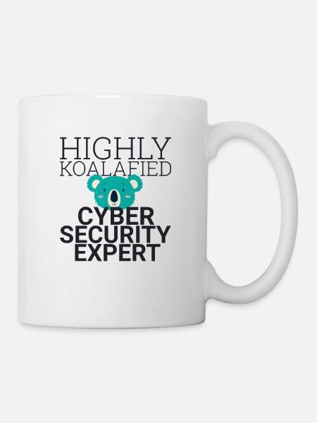 "Cybersecurity Expert Koalafied | Cybersecurity" - Tasse - Weiß