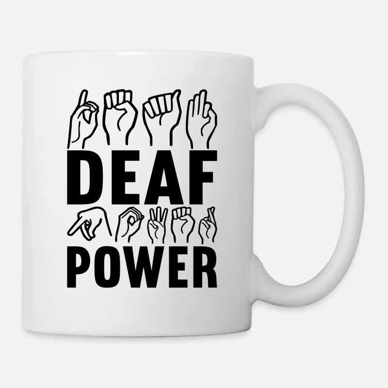 Deaf Deaf Deaf Gift - Mug - white