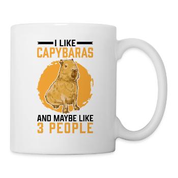 I like Capybara South American capybara - Mug - white - Right