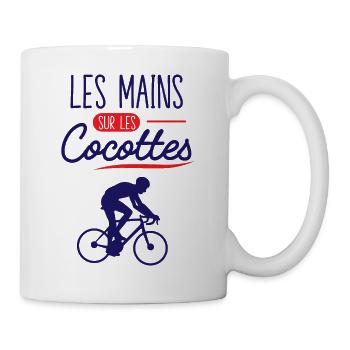 Les Mains Sur Les Cocottes Humour Citation - Mug blanc - blanc - Droite