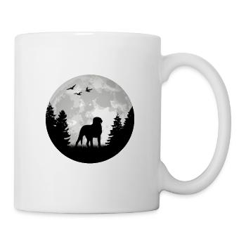 Großer Schweizer Sennenhund Herzschlag - Tasse - Weiß - Rechts