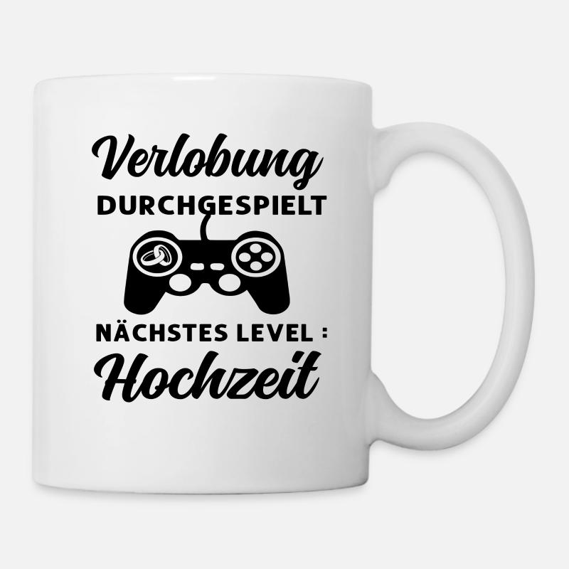 Hochzeit Gaming Junggesellenabschied - Tasse - Weiß