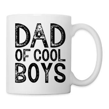 Father and Son Sons Gift Dad of cool boys - Mug - white - Right