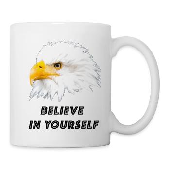 Eagle, believe in yourself - Mug - white - Right