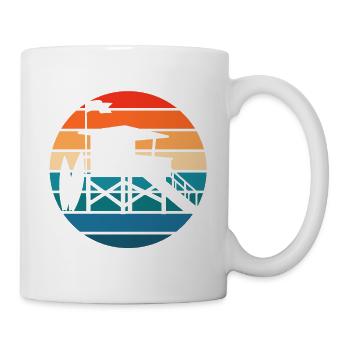 Lifeguard Swimming Swimmers Beach Swimming pool - Mug - white - Right