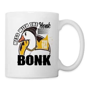 Funny Animals Goose Funny Sayings - Mug - white - Right