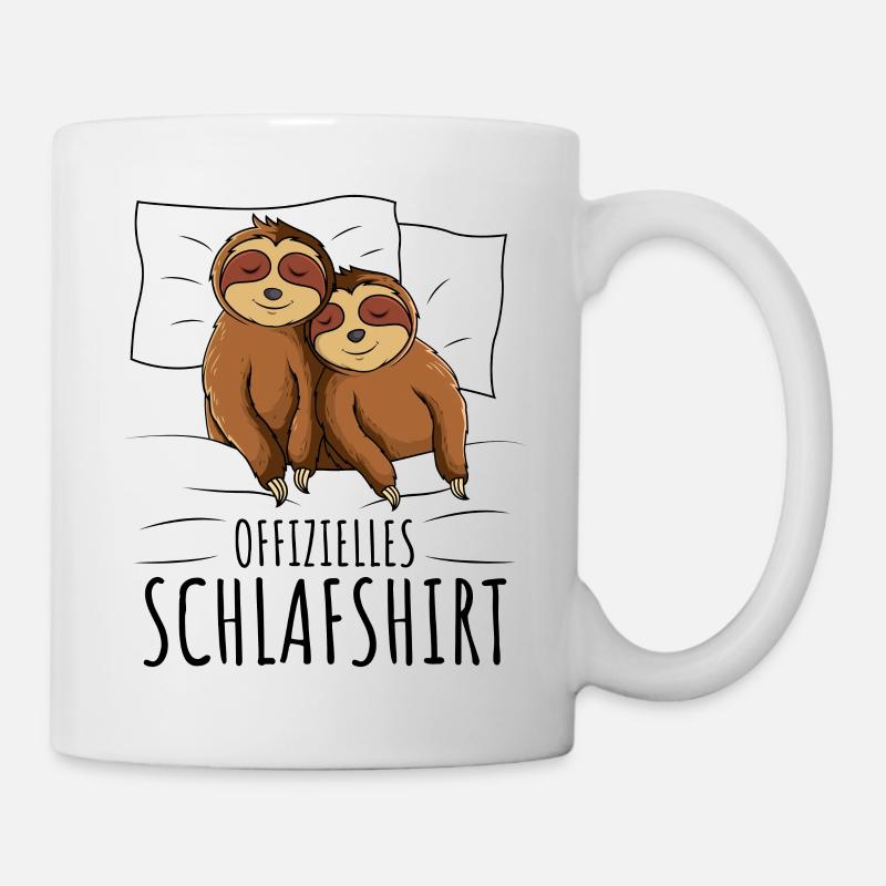 Faultier - Tasse - Weiß