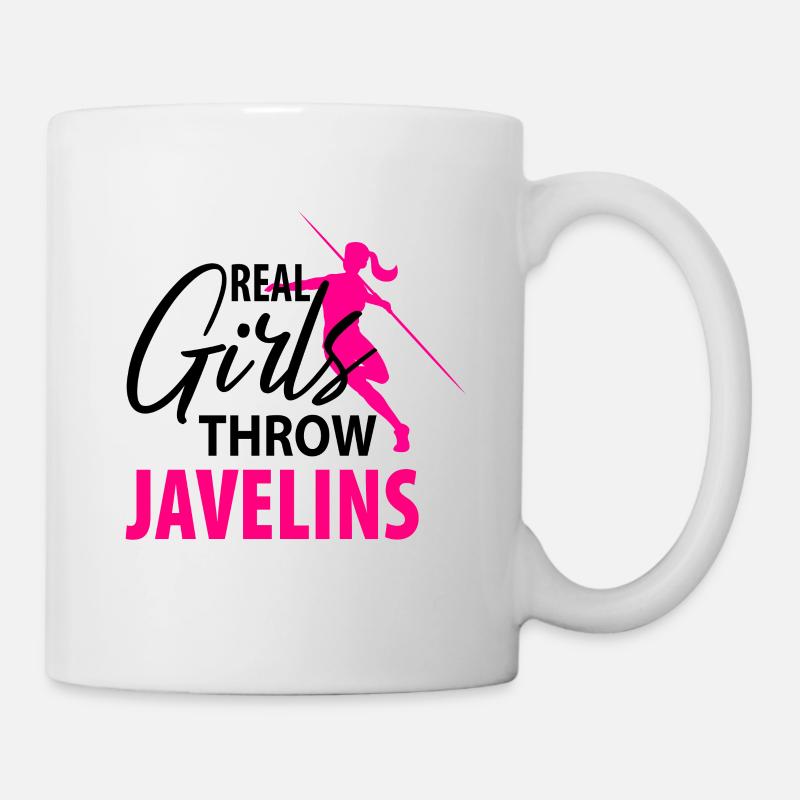 Speerwurf Speerwerfen Speerwerfer Damen - Tasse - Weiß