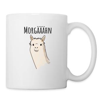 Morgääähn - Alpaka Lama - Tasse - Weiß - Rechts