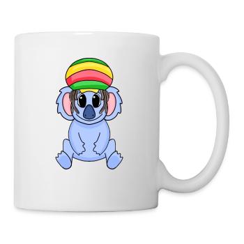 Rasta Koala - Mug blanc - blanc - Droite