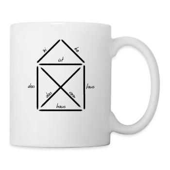 This is the house of St. Nicholas - Mug - white - Right