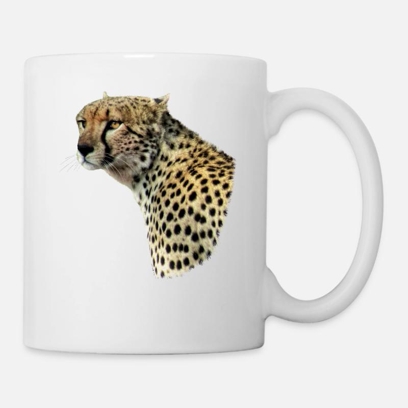 Guépard - Big Cat - Cat - Big Cat - Afrique - Mug blanc - blanc