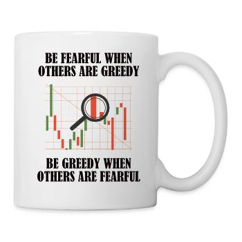 Finanzen - Kryptowährung - Geld Spruch - Tasse - Weiß - Rechts