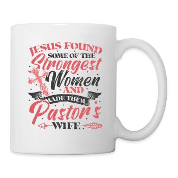 Pastor Ehefrau Wertschätzung Kirche Pastor Ehefrau - Tasse - Weiß - Rechts