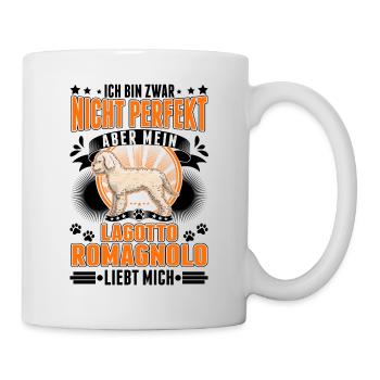Lagotto Romagnolo Lagotti Trüffelhund - Tasse - Weiß - Rechts