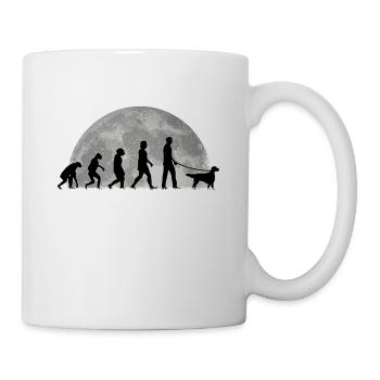 English Setter Evolution Moon English Setter - Mug - white - Right
