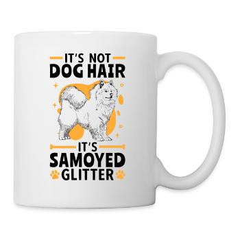 Samoyed Glitter Sled Dog Samoyeds - Mug - white - Right