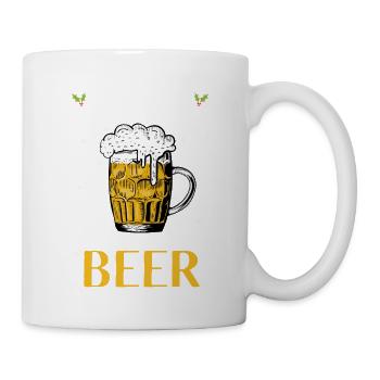 Its the most wonderful time for a beer christmas s - Tasse - Weiß - Rechts