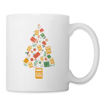 Christmas Tree Accountant CPA - Tasse - Weiß - Rechts