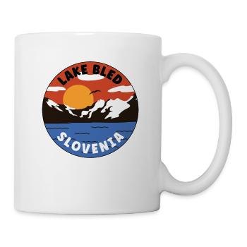 Lac de Bled - Slovénie - Vallée de montagne - Mug blanc - blanc - Droite