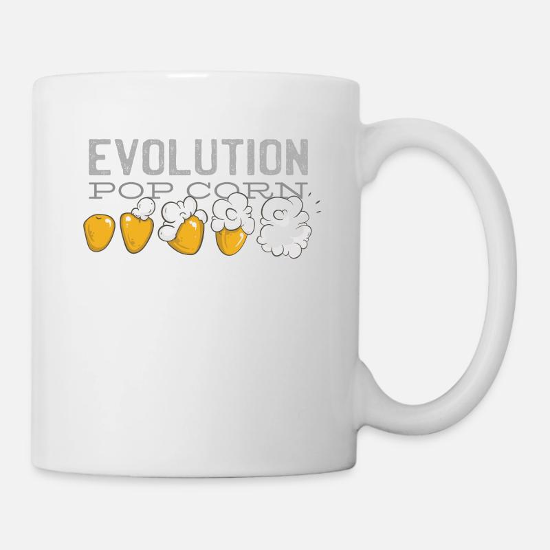 Popcorn Evolution Cinema - Mug - white