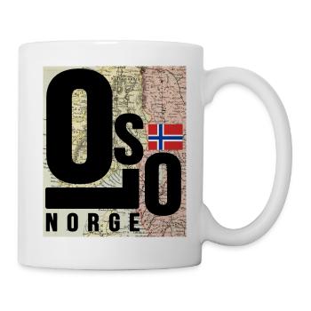 Oslo norvège - Mug blanc - blanc - Droite