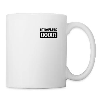 Sträfling Partnerlook Kostüm Karneval Häftling Fun - Tasse - Weiß - Rechts