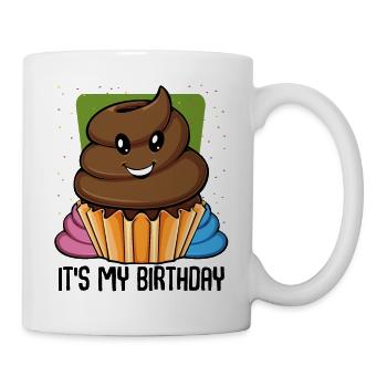 Funny Poop Cupcake - Mug - white - Right