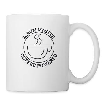 « Scrum Master Coffee | » Scrum Master" » - Mug blanc - blanc - Droite