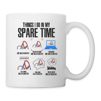 Roller Coaster Lover Amusement Park Ride - Mug - white - Right