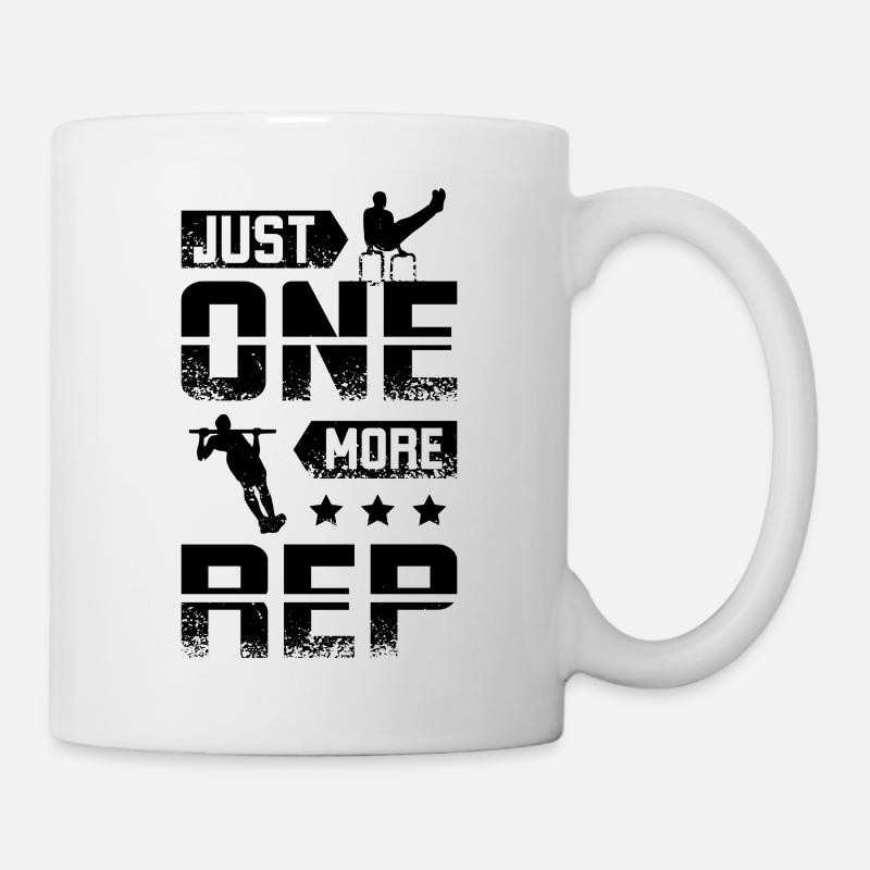 One more rep Calisthenics - Tasse - Weiß