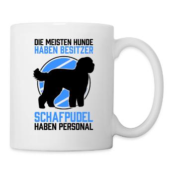 Schafpudel haben Personal altdeutscher Hütepudel - Tasse - Weiß - Rechts