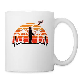 Model Airplane Evolution Model Airplane Model Maker - Mug - white - Right