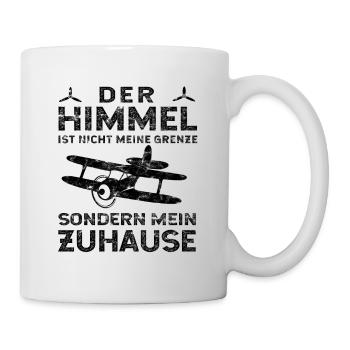 Flugzeug Pilot Flieger Flug Spruch - Tasse - Weiß - Rechts