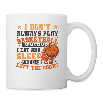 Les joueurs de basket-ball adorent les fans de basket-ball - Mug blanc - blanc - Droite