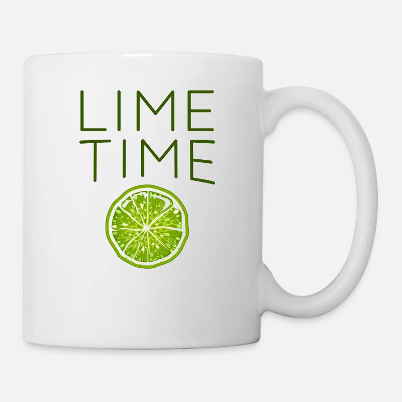 Limette - Tasse - Weiß