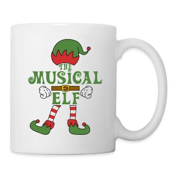 The Musical Elf Christmas Family Outfit - Mug - white - Right