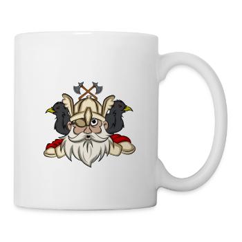 Wikinger Odin Spruch Odin Wird Dich Begleiten - Tasse - Weiß - Rechts