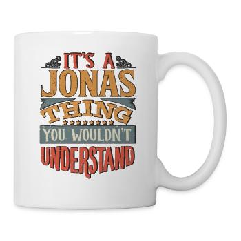 C’est une chose Jonas que vous ne comprendriez pas - Jonas - Mug blanc - blanc - Droite
